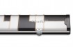 Koffer Halo extrabreit Schwarz/Weiss 3/4