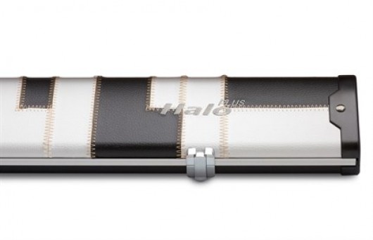 Koffer Halo extrabreit Schwarz/Weiss 3/4