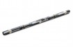 Peradon Koffer Leder schmal Schwarz/Grau einteilig